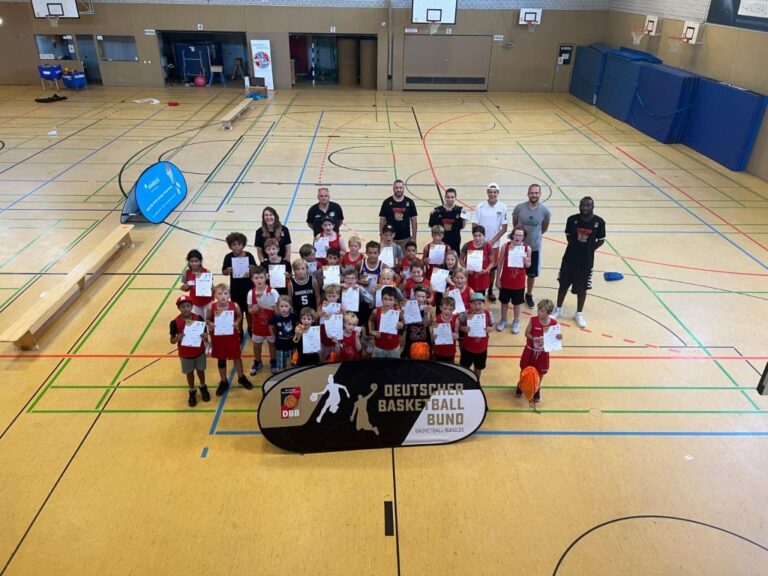 Dragons- und Hagerhof-Kids beim Minifestival des Deutschen Basketball Bundes