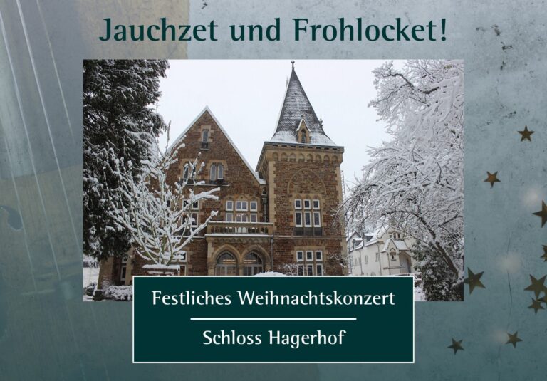 Festliches Weihnachtskonzert der Musik- und Musicalschule Schloss Hagerhof