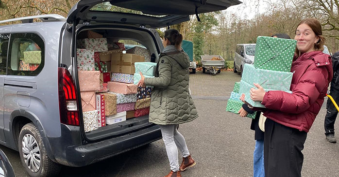 Schloss Hagerhof unterstützt Weihnachtsaktion der Help Force